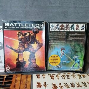 Vintage Battletech A Game Of Armored Combat 2nd Edition Complete‎ Unpunched 1985